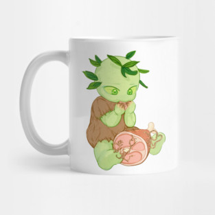 Baby Huntress Wizard eating meat, fan art inspired by Fionna and Cake season 2 Mug
