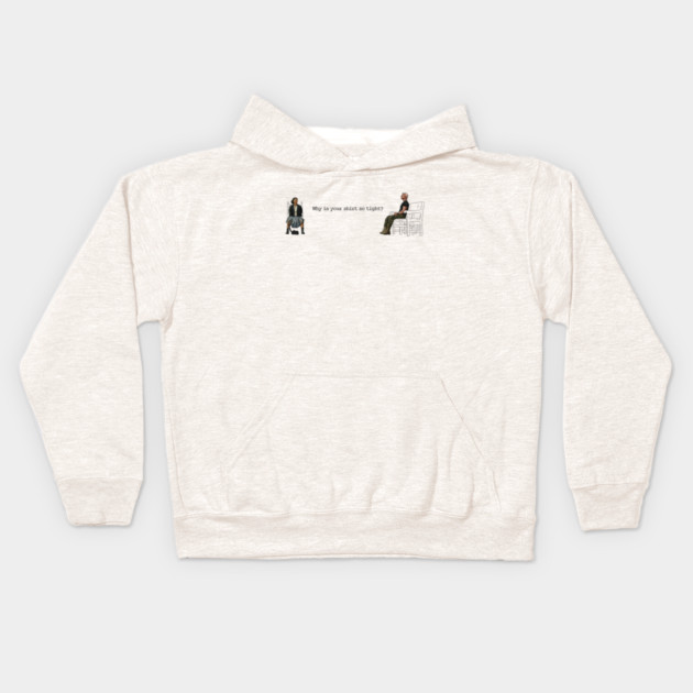 One Battle After Another: Why Is Your Shirt So Tight? Kids Hoodie by 51Deesigns