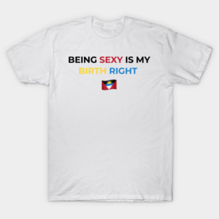 Being Sexy is My Birth Right Antigua T-Shirt