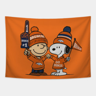 Snoopy-Denver-Broncos Tapestry