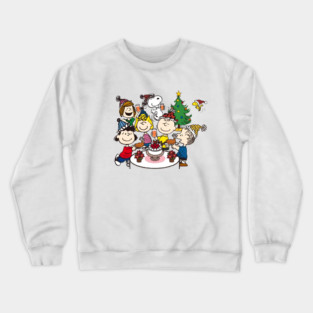 peanuts christmas party Crewneck Sweatshirt