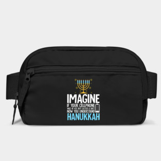 Hanukkah Imagine Your Cellphone Chanukah Jew Men Women Kids Bag