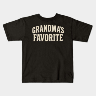 Grandma’s Favorite Kids T-Shirt