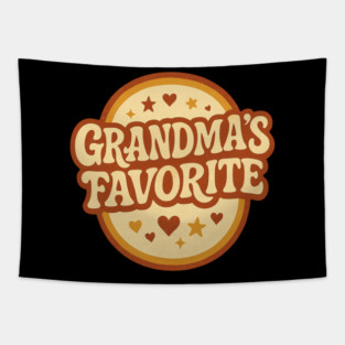 Grandma’s Favorite - Retro Vintage Grandma Tapestry