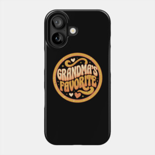 Grandma's Favorite Shirt Funny Grandparent Grandchild Gift Phone Case
