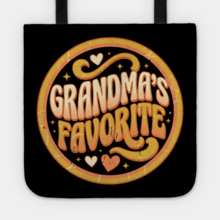 Grandma's Favorite Shirt Funny Grandparent Grandchild Gift Tote