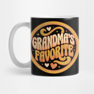 Grandma's Favorite Shirt Funny Grandparent Grandchild Gift Mug