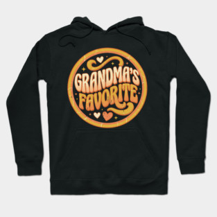 Grandma's Favorite Shirt Funny Grandparent Grandchild Gift Hoodie