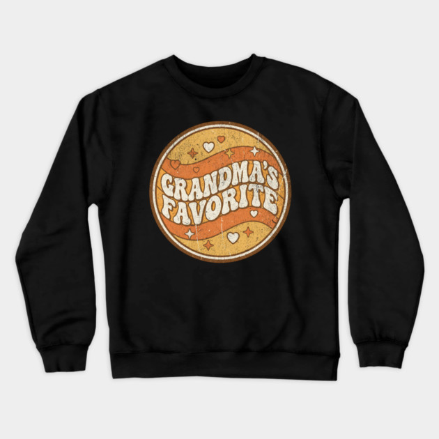 Grandma's Favorite Funny Grandparent Grandchild Gift Crewneck Sweatshirt by ArtistTee ⭐⭐⭐⭐⭐