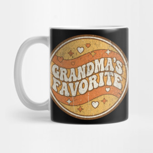 Grandma's Favorite Funny Grandparent Grandchild Gift Mug