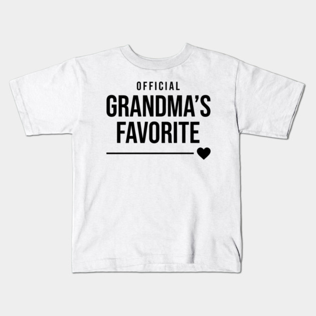 Grandma’s Favorite Official Design Kids T-Shirt by ArtistTee ⭐⭐⭐⭐⭐