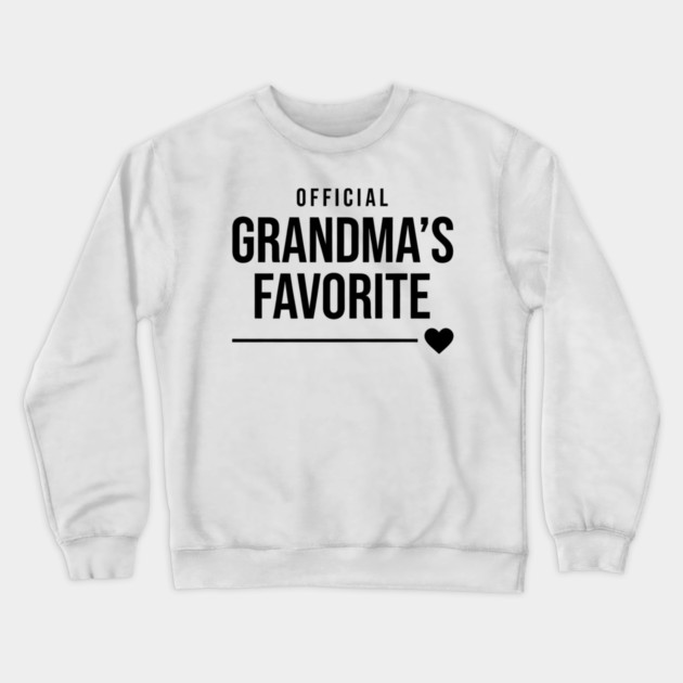 Grandma’s Favorite Official Design Crewneck Sweatshirt by ArtistTee ⭐⭐⭐⭐⭐