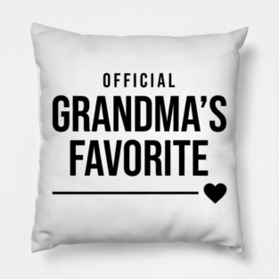 Grandma’s Favorite Official Design Pillow