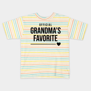 Grandma’s Favorite Official Design Kids T-Shirt
