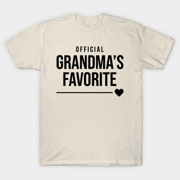 Grandma’s Favorite Official Design T-Shirt by ArtistTee ⭐⭐⭐⭐⭐