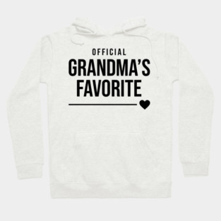 Grandma’s Favorite Official Design Hoodie