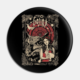Gojira Heavy Metal Rock Band Pin