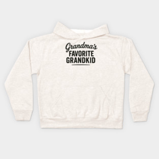 grandmas favorite grandkid Kids Hoodie