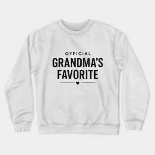 Grandma’s Favorite Official Design Crewneck Sweatshirt