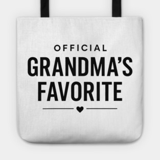 Grandma’s Favorite Official Design Tote