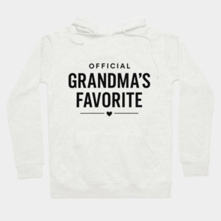 Grandma’s Favorite Official Design Hoodie