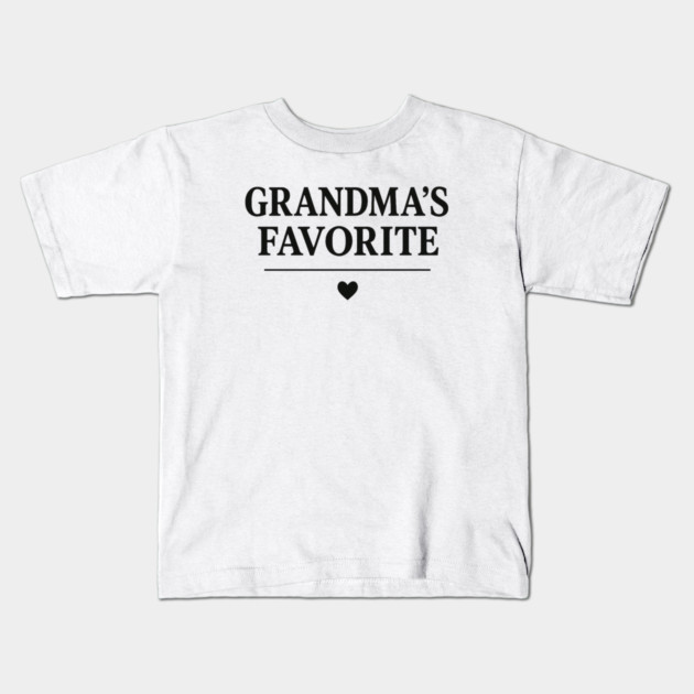 Official-Grandma’s-Favorite Kids T-Shirt by ArtistTee ⭐⭐⭐⭐⭐