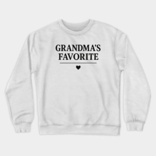 Official-Grandma’s-Favorite Crewneck Sweatshirt