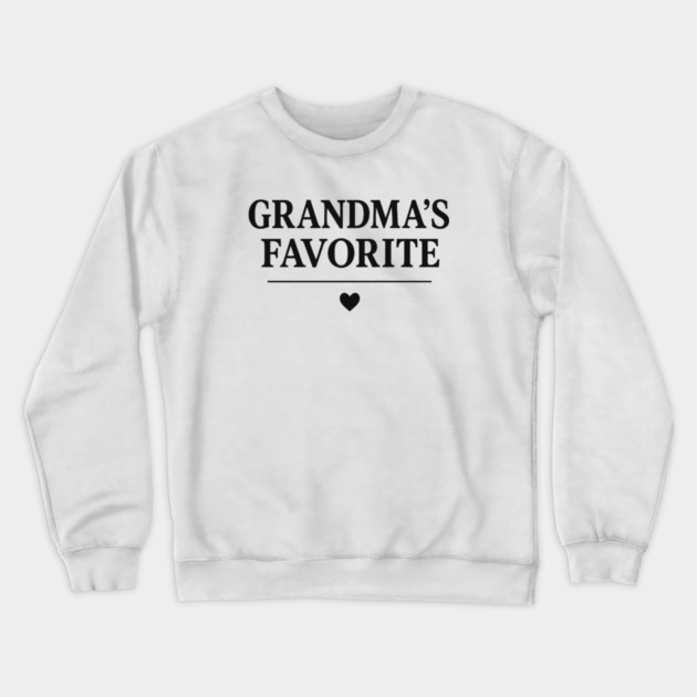 Official-Grandma’s-Favorite Crewneck Sweatshirt by ArtistTee ⭐⭐⭐⭐⭐