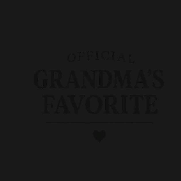 Official-Grandma’s-Favorite by ArtistTee ⭐⭐⭐⭐⭐