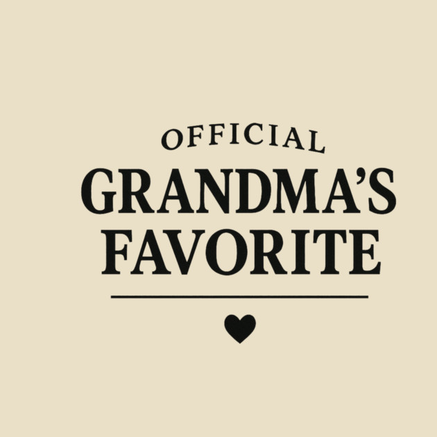 Official-Grandma’s-Favorite by ArtistTee ⭐⭐⭐⭐⭐