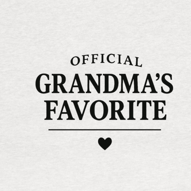 Official-Grandma’s-Favorite by ArtistTee ⭐⭐⭐⭐⭐