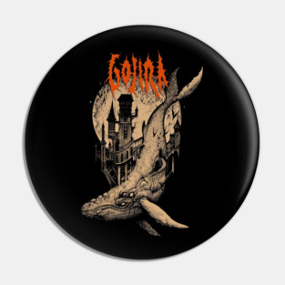 gojira heavy metal band logo Pin