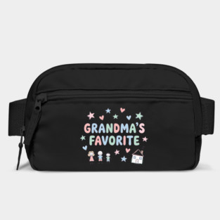 Grandma’s Favorite – Cute Kids Doodle Pastel Grandma Gift Bag