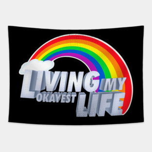Living My Okayest Life Tapestry