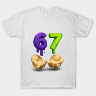 Funny Six Seven 67 Meme T-Shirt