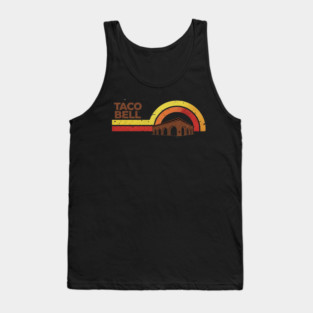 Retro Taco Bell Arch Building Tank Top