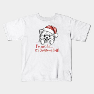 Pomeranian-Christmas-Dogs Kids T-Shirt