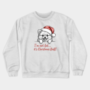 Pomeranian-Christmas-Dogs Crewneck Sweatshirt