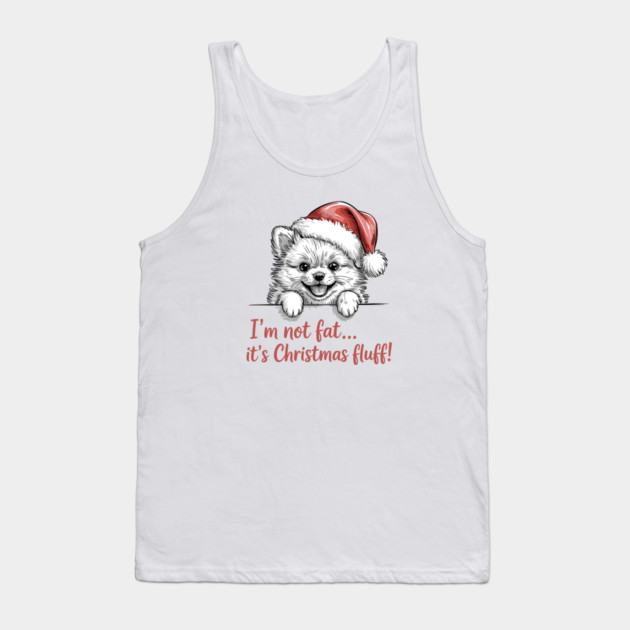 Pomeranian-Christmas-Dogs Tank Top by JessArty
