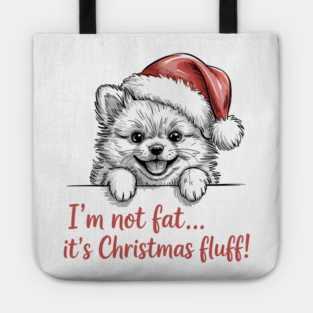 Pomeranian-Christmas-Dogs Tote