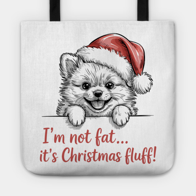 Pomeranian-Christmas-Dogs Tote by JessArty