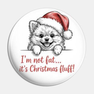 Pomeranian-Christmas-Dogs Pin