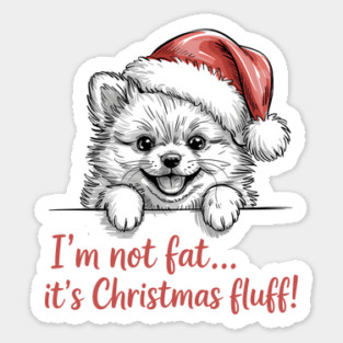 Pomeranian-Christmas-Dogs Magnet