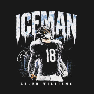 Caleb Williams Chicago Iceman signature