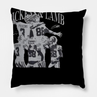 CeeDee Lamb George Pickens Football Vintage Pillow