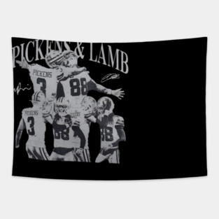 CeeDee Lamb George Pickens Football Vintage Tapestry