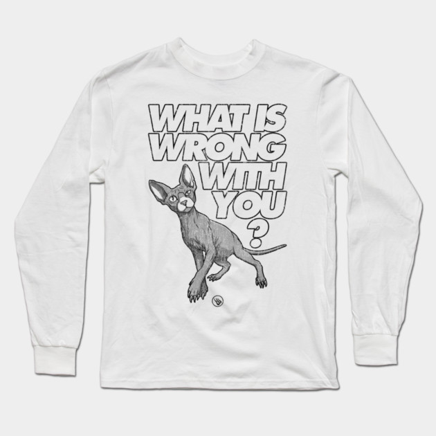 Sus Cat Long Sleeve T-Shirt by Wrongteeshirt