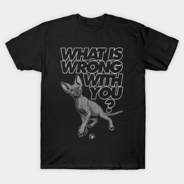 Curious Cat T-Shirt by Wrongteeshirt