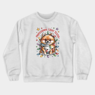 Pomeranian-Christmas-Dogs Crewneck Sweatshirt