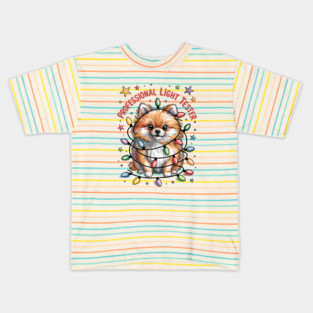 Pomeranian-Christmas-Dogs Kids T-Shirt